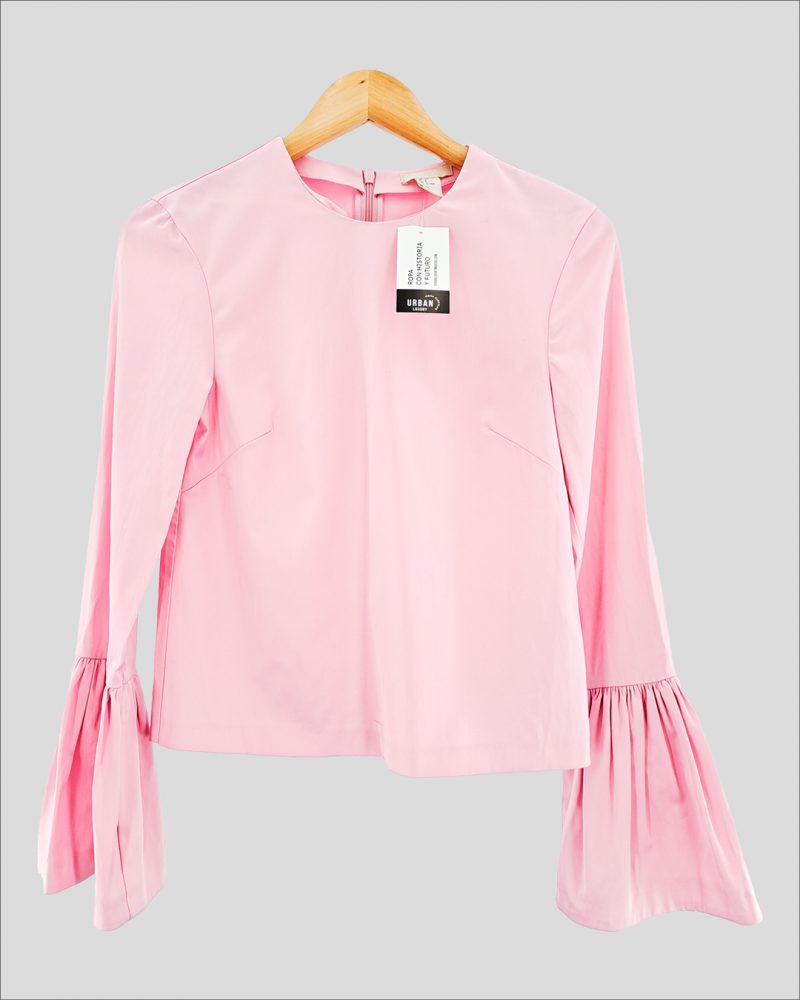 Blusa Manga Larga Liviana H&M de Mujer Talle 32