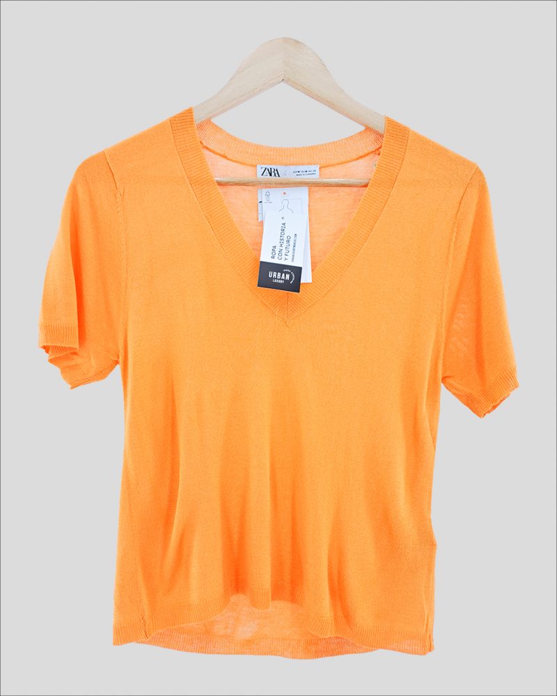 Blusa Manga Corta Zara de Mujer Talle M