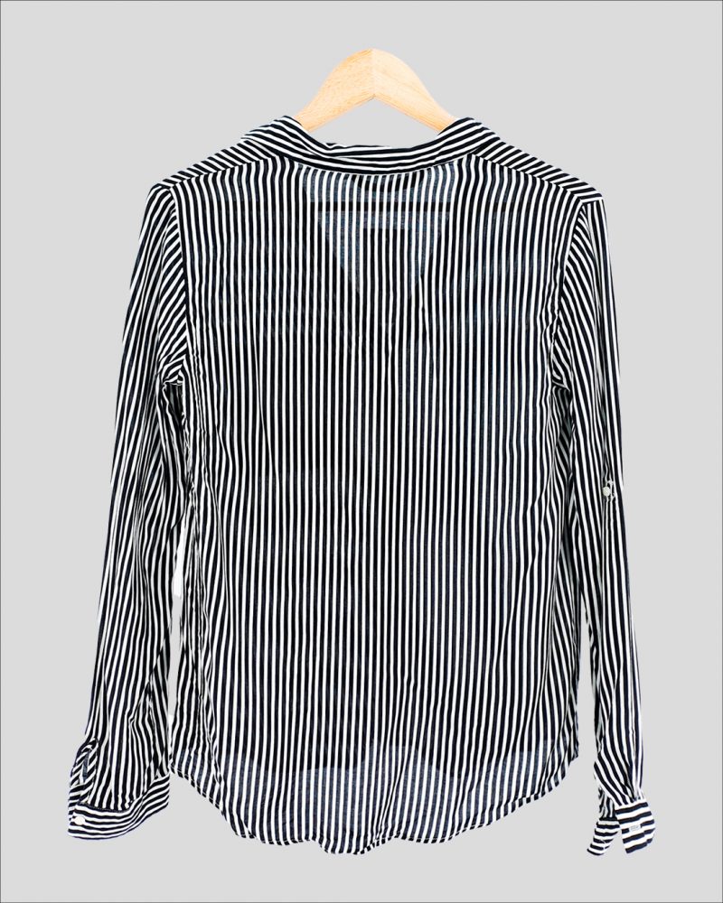 Camisa Manga Larga Liviana Mujer Zara de Mujer Talle S