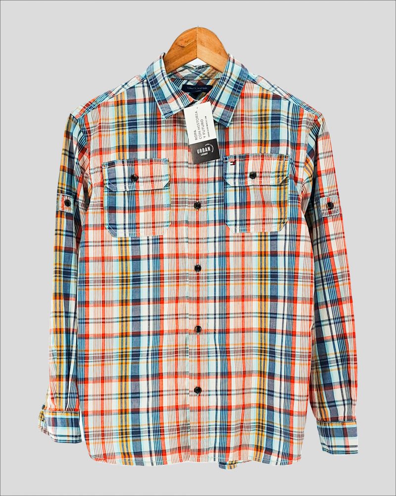 Camisa Manga Larga Chicos Tommy Hilfiger de Chico Talle 12