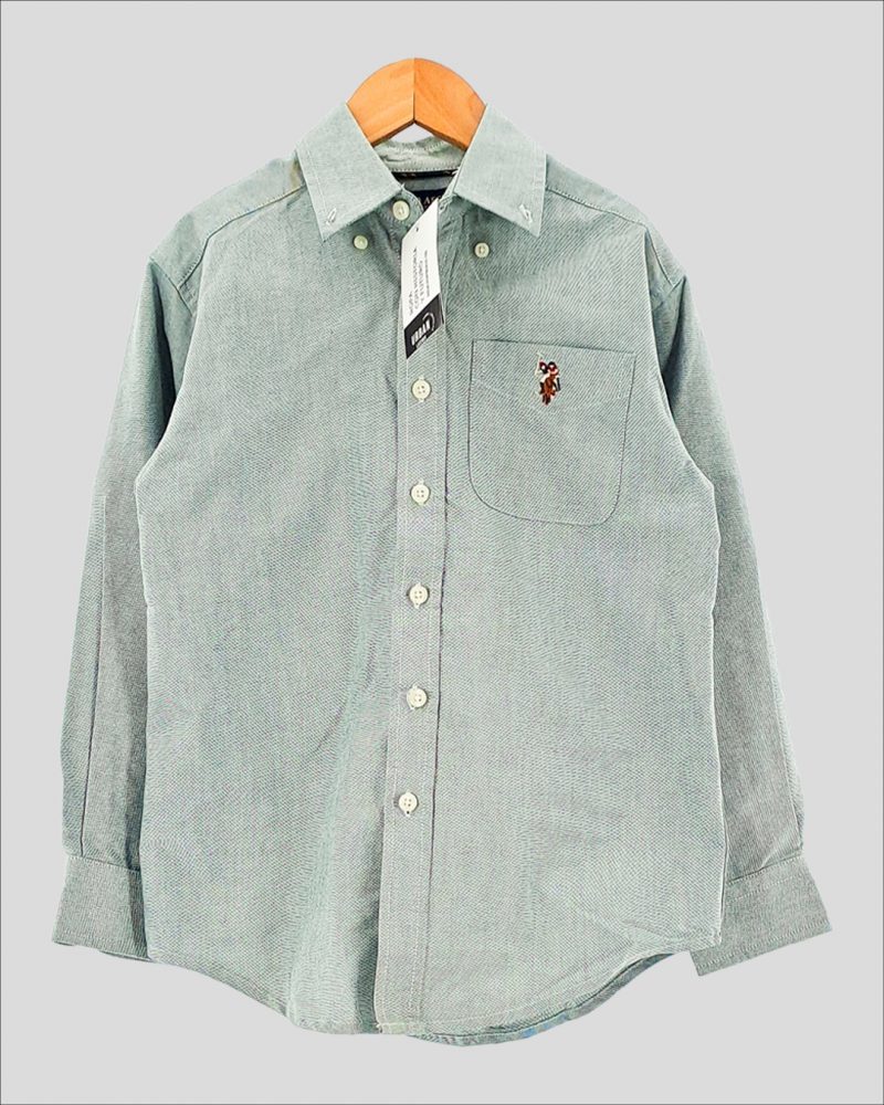 Camisa Manga Larga Niños Polo Ralph Lauren de Nene Talle 8