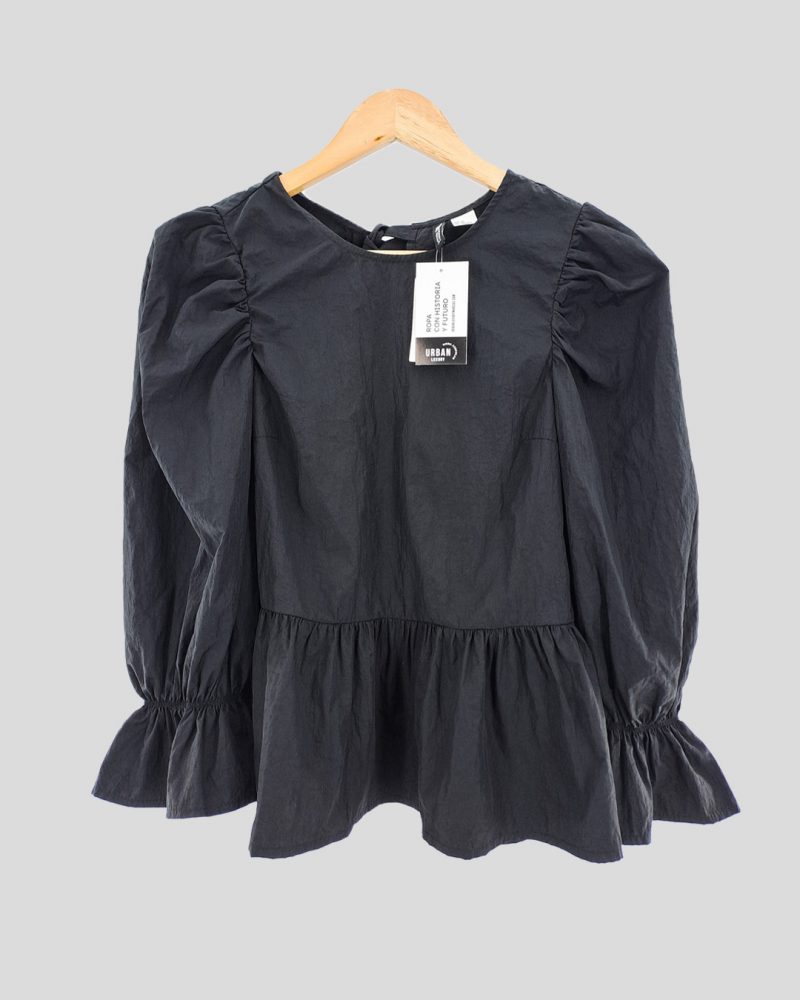 Blusa Manga Larga Liviana H&M de Mujer Talle XS