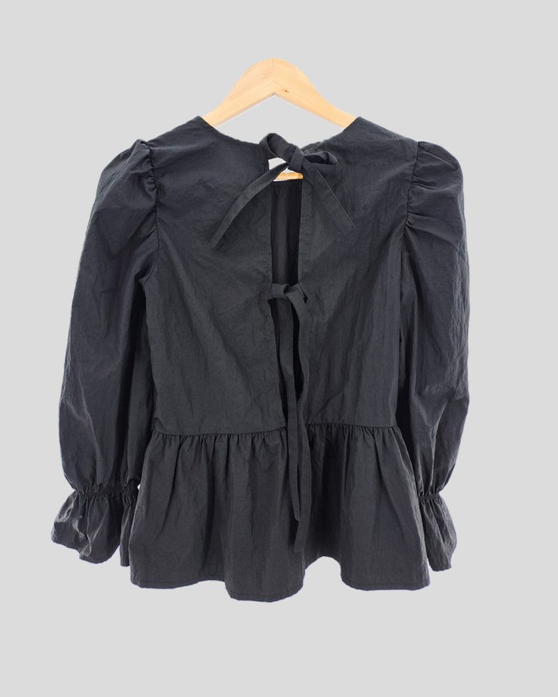 Blusa Manga Larga Liviana H&M de Mujer Talle XS