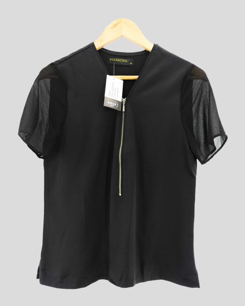 Blusa Manga Corta Markova de Mujer Talle 42