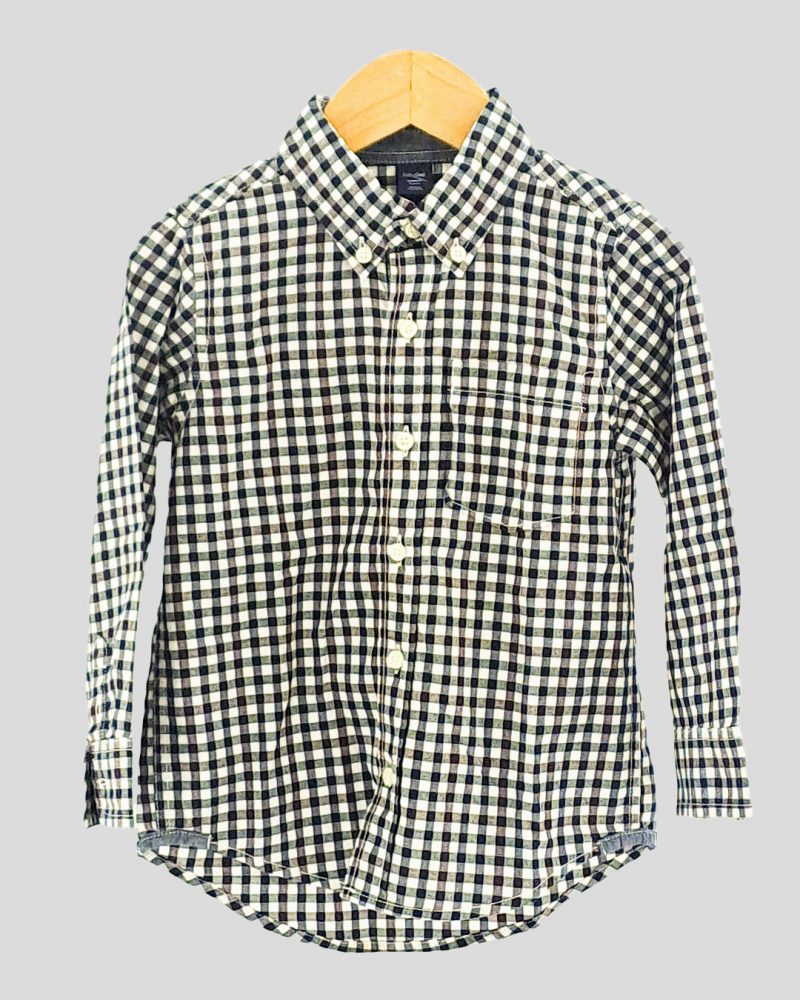 Camisa Manga Larga Niños GAP de Nene Talle 4