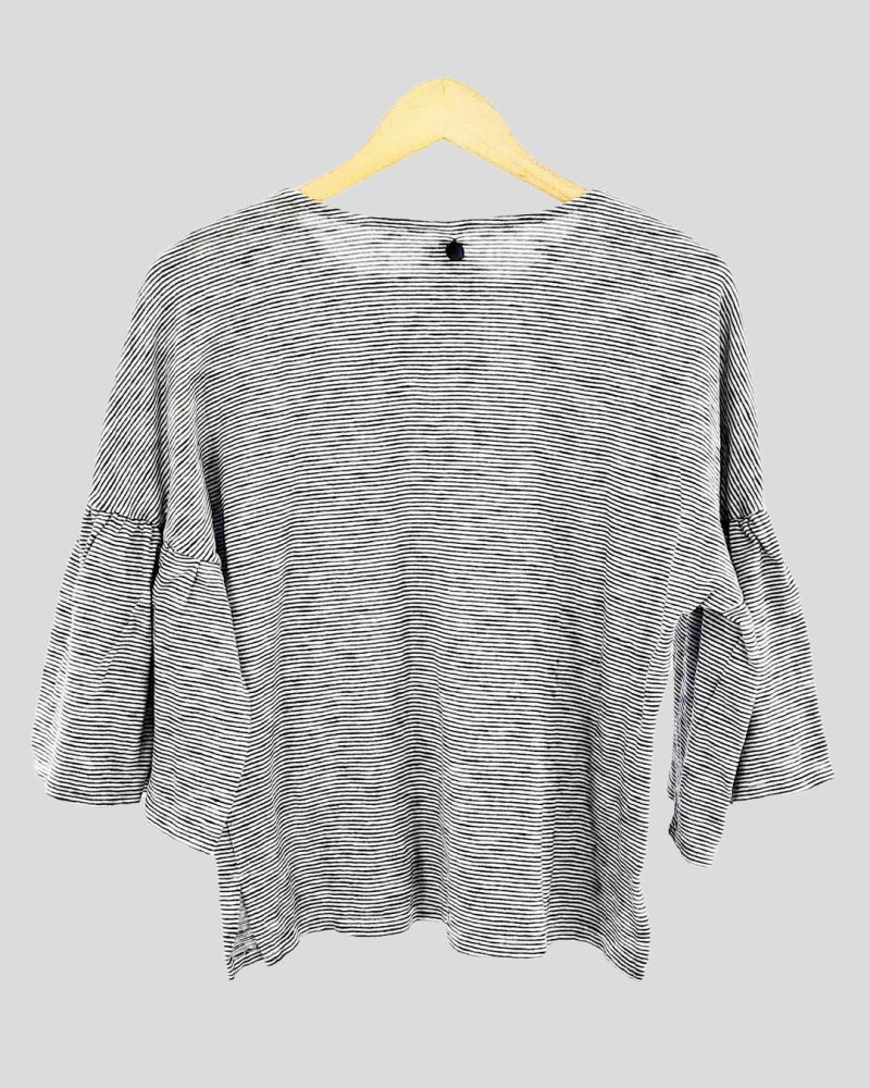 Blusa Manga Corta Ver de Mujer Talle 42