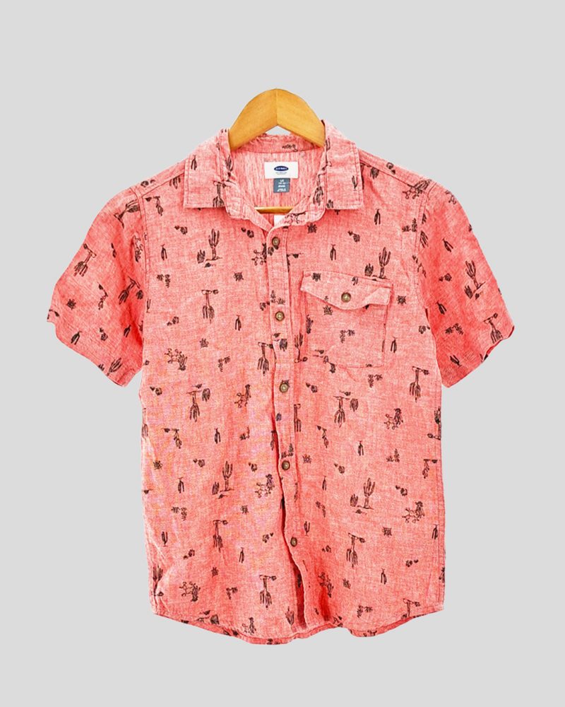 Camisa Manga Corta Chicos Old Navy de Chica Talle 10