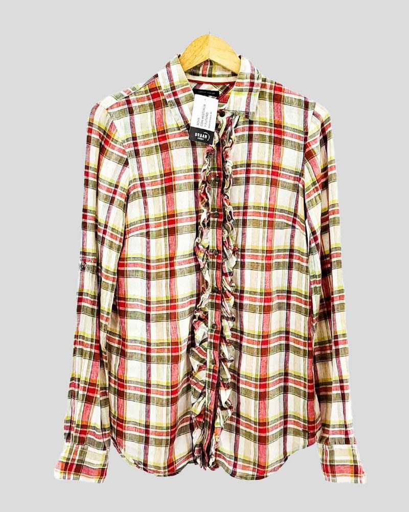 Camisa Manga Larga Liviana Mujer Tommy Hilfiger de Mujer Talle 6