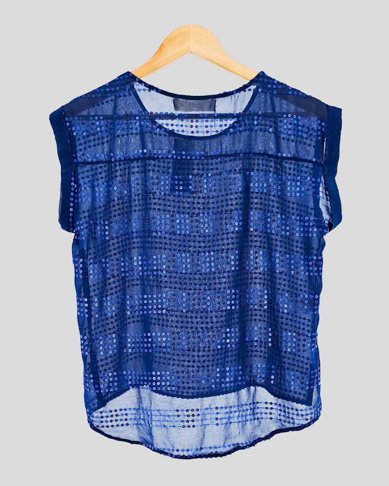 Blusa Manga Corta Wanama de Mujer Talle 40