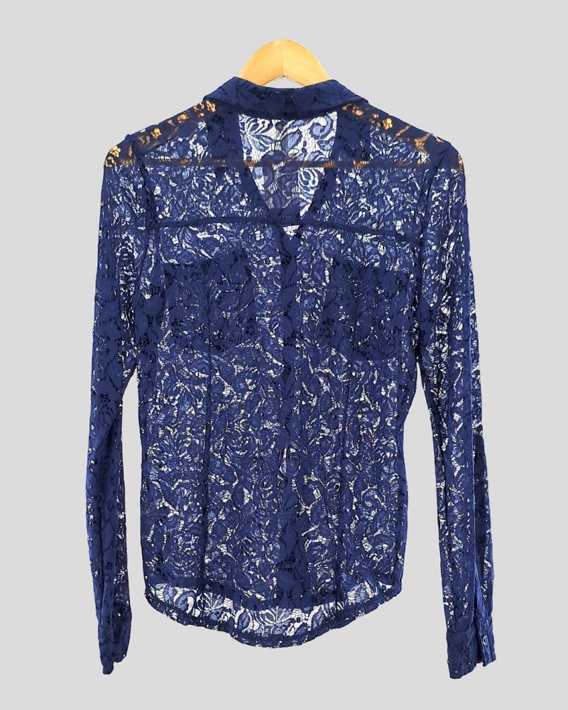 Camisa Manga Larga Liviana Mujer Aeropostale de Mujer Talle M