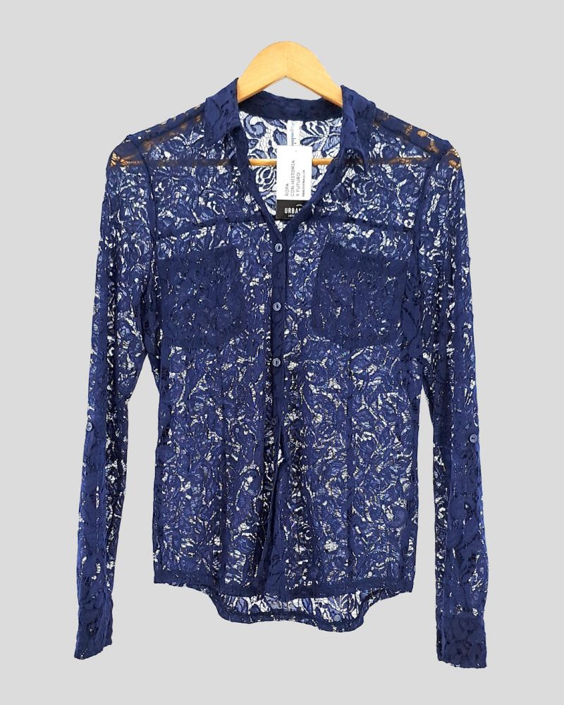 Camisa Manga Larga Liviana Mujer Aeropostale de Mujer Talle M