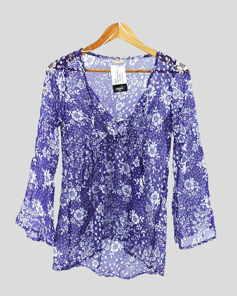 Blusa Manga Larga Liviana Normandie de Mujer Talle 44