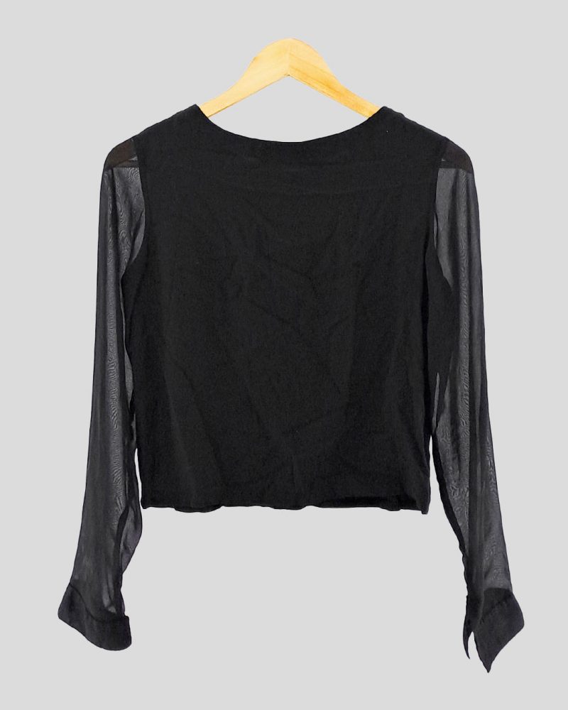 Blusa Manga Larga Liviana Marca Nacional de Mujer Talle S