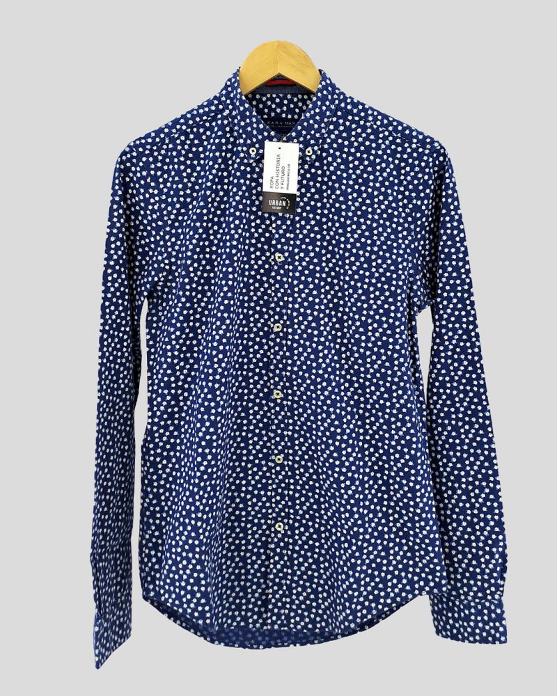 Camisa Manga Larga Hombre Zara de Hombre Talle S