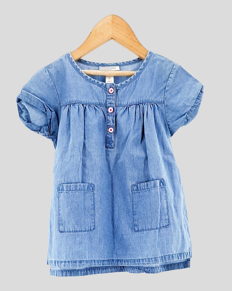 Vestido corto verano Cat & Jack de Nena Talle 4