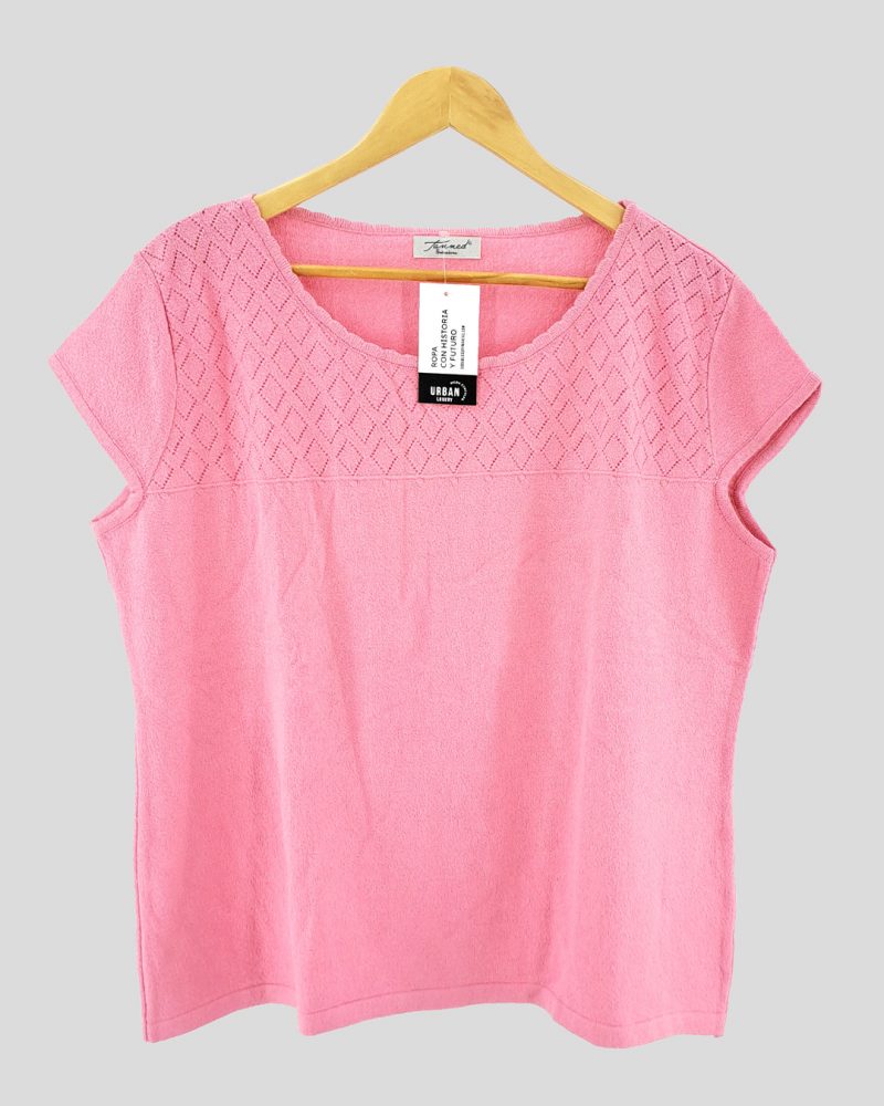 Blusa Manga Corta Marca Nacional de Mujer Talle M