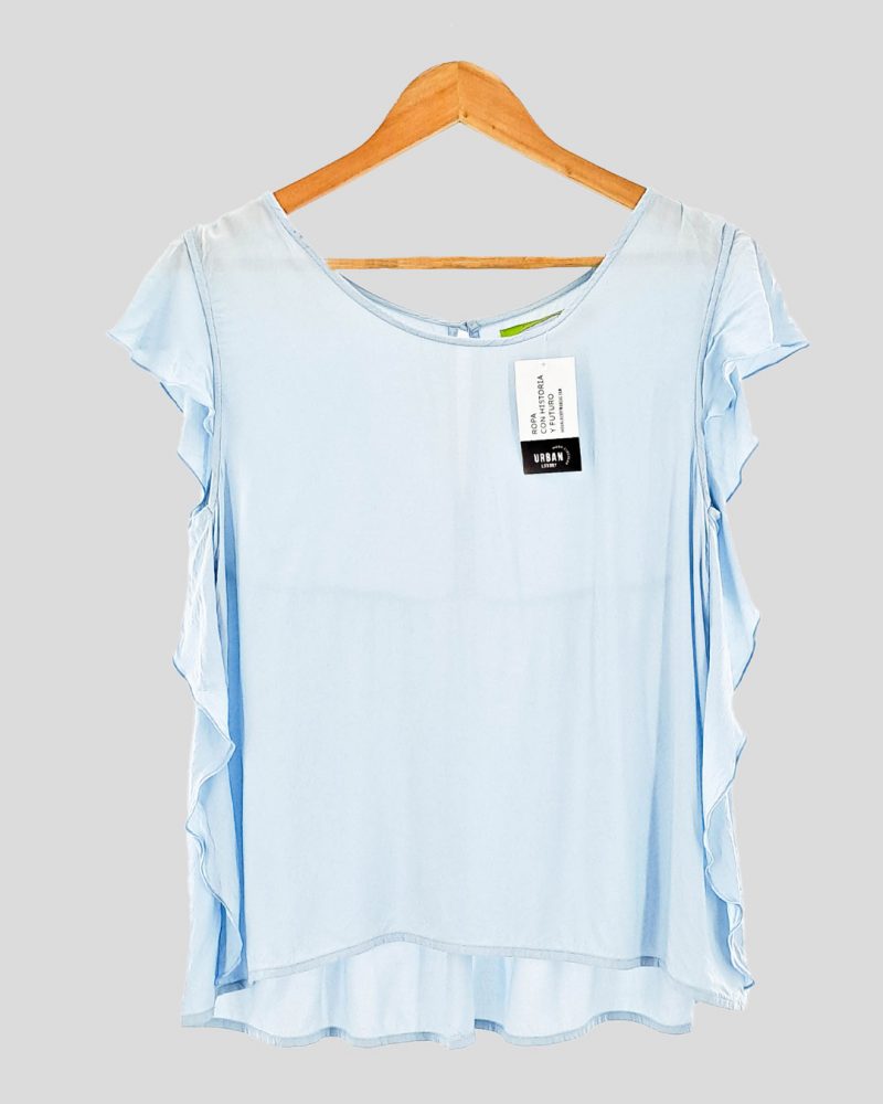 Blusa Manga Corta Rapsodia de Mujer Talle M