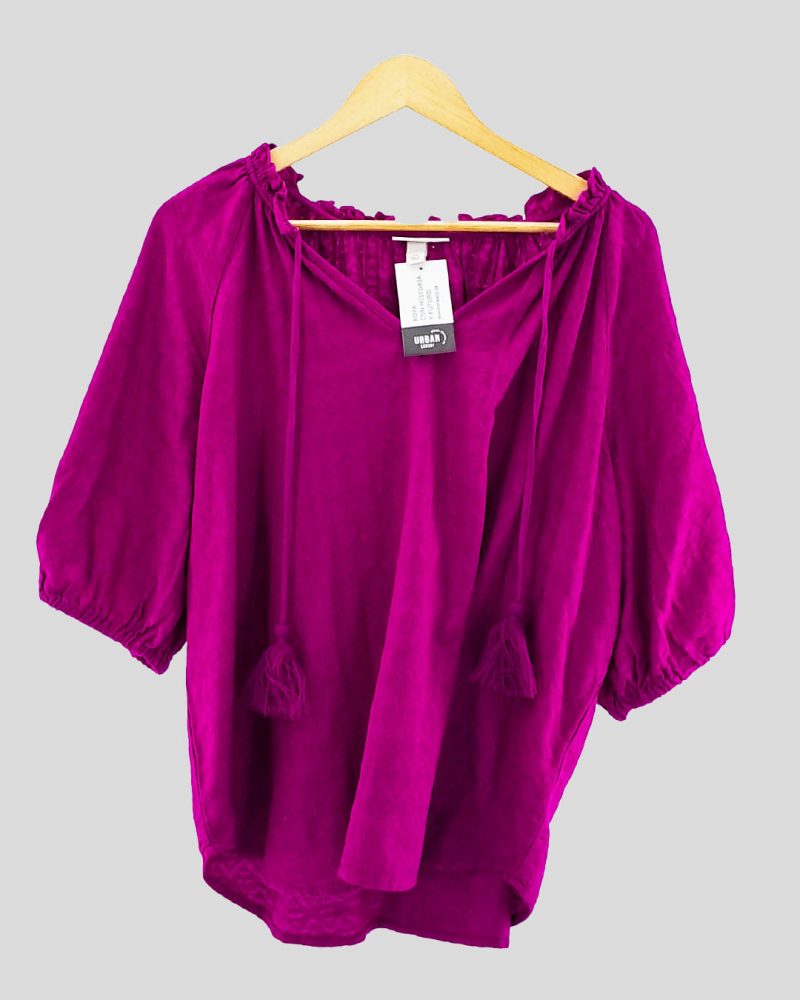 Blusa Manga Corta Knox Rose de Mujer Talle XXL