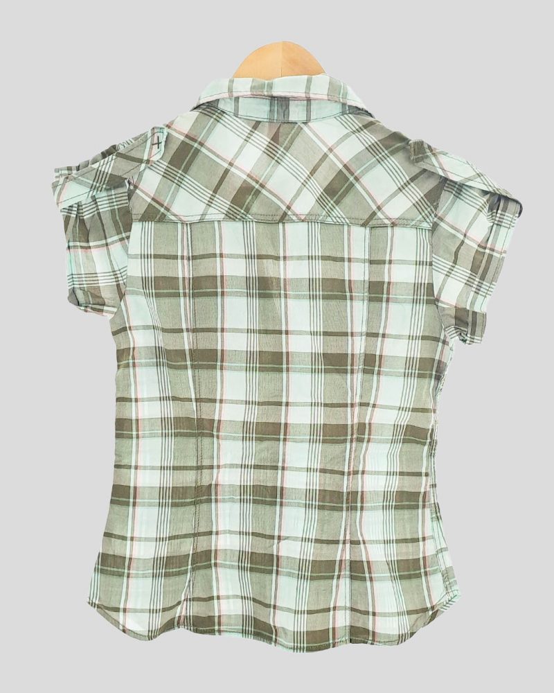 Camisa Manga Corta Mujer H&M Divided de Mujer Talle 34