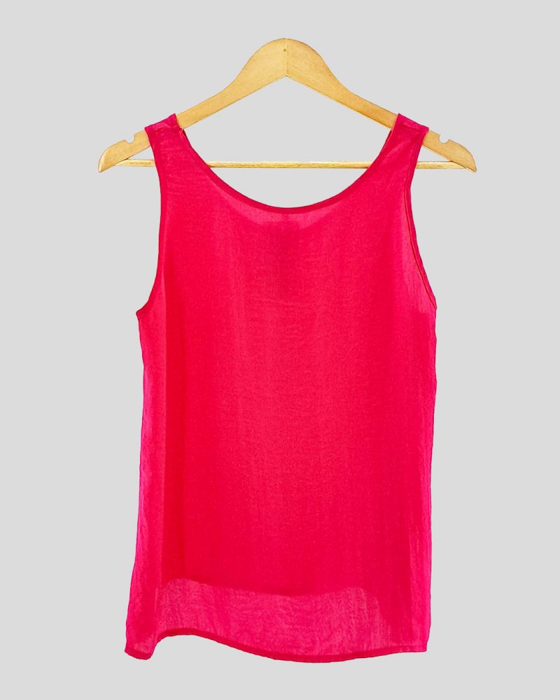 Blusa Sin Mangas Tucci de Mujer Talle XS