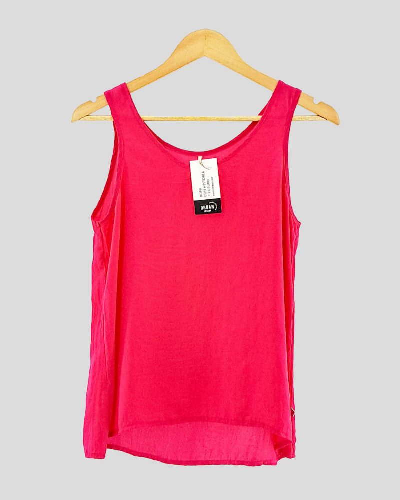 Blusa Sin Mangas Tucci de Mujer Talle XS