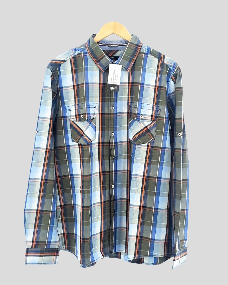 Camisa Manga Larga Hombre Celio de Hombre Talle XL