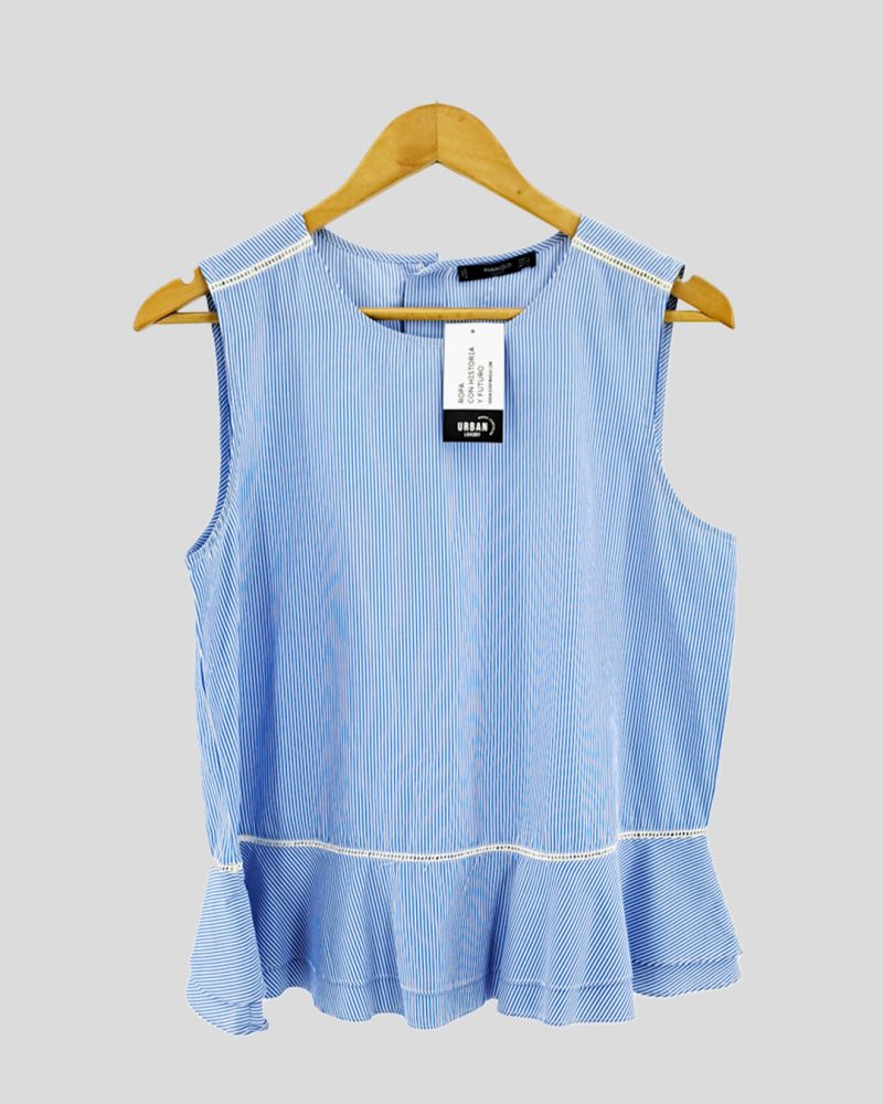 Blusa Sin Mangas Mango de Mujer Talle L