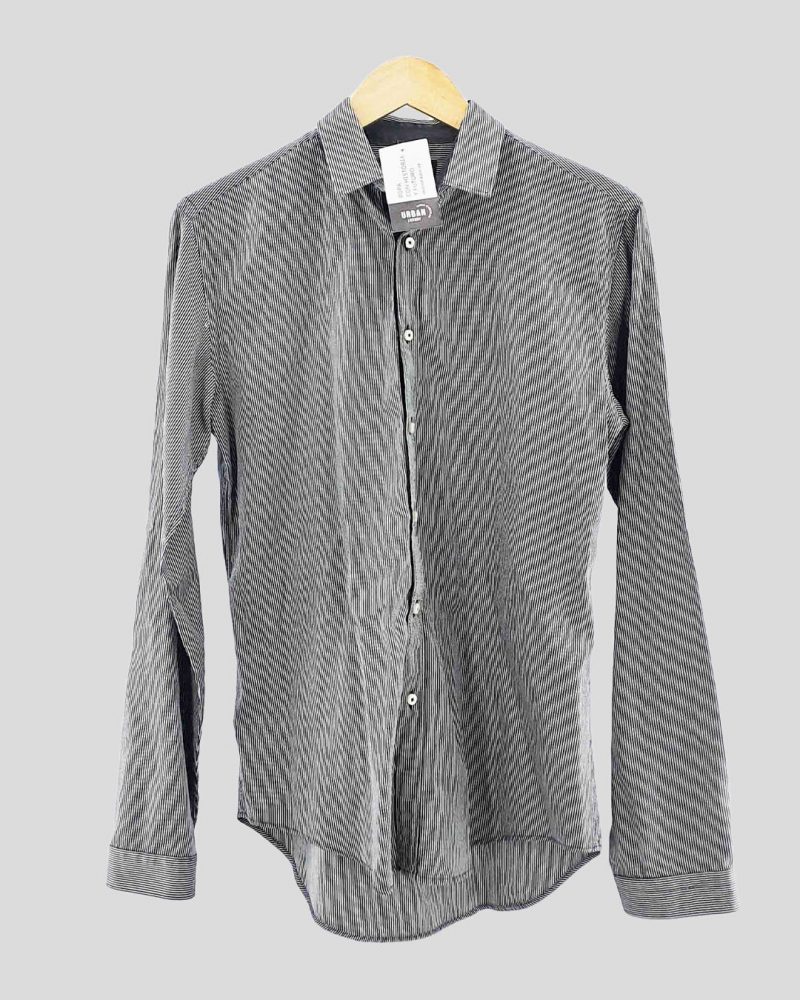 Camisa Manga Larga Hombre Zara de Hombre Talle M