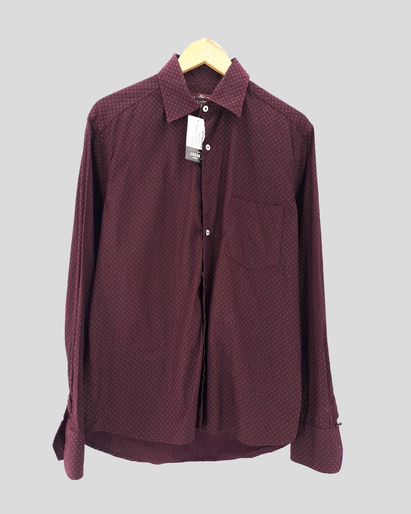 Camisa Manga Larga Hombre Bensimon de Hombre Talle M