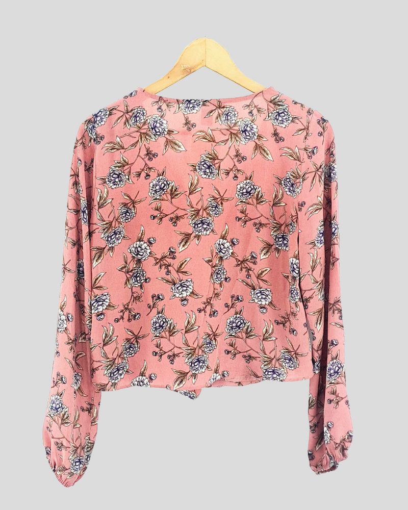 Blusa Manga Larga Liviana Forever 21 de Mujer Talle S