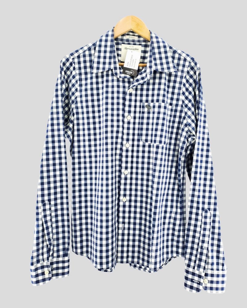 Camisa Manga Larga Hombre Abercrombie de Hombre Talle L