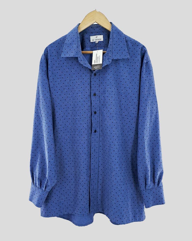 Camisa Manga Larga Hombre Di Varezzi de Hombre Talle 48