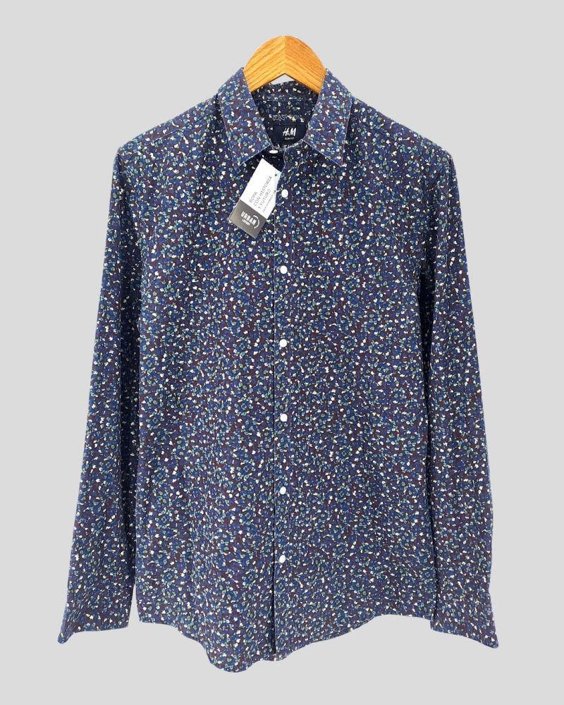 Camisa Manga Larga Hombre H&M de Hombre Talle S