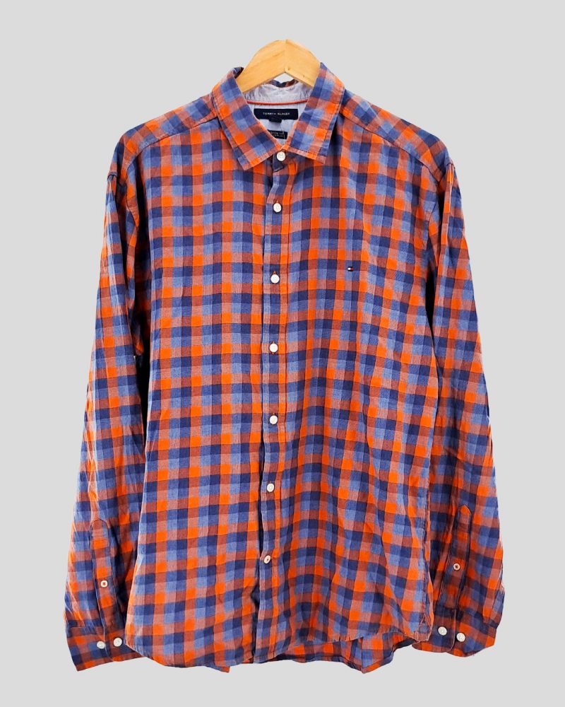 Camisa Manga Larga Hombre Tommy Hilfiger de Hombre Talle XL