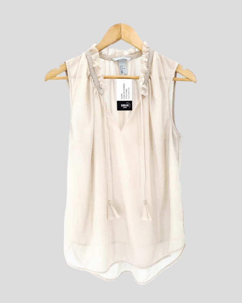 Blusa Sin Mangas H&M de Mujer Talle 38