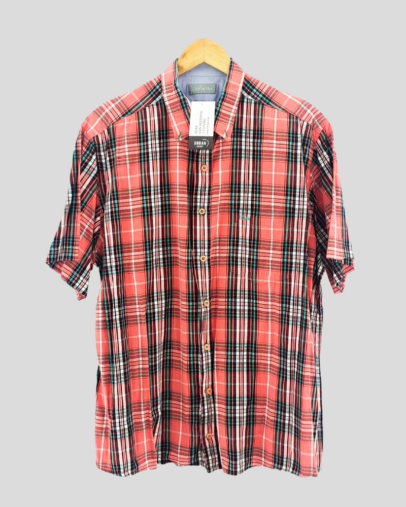 Camisa Manga Corta Hombre Christian Dior de Hombre Talle 44