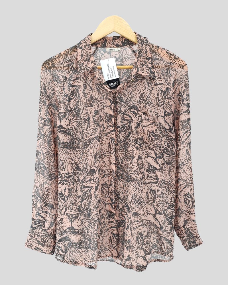 Camisa Manga Larga Liviana Mujer Inedita de Mujer Talle S