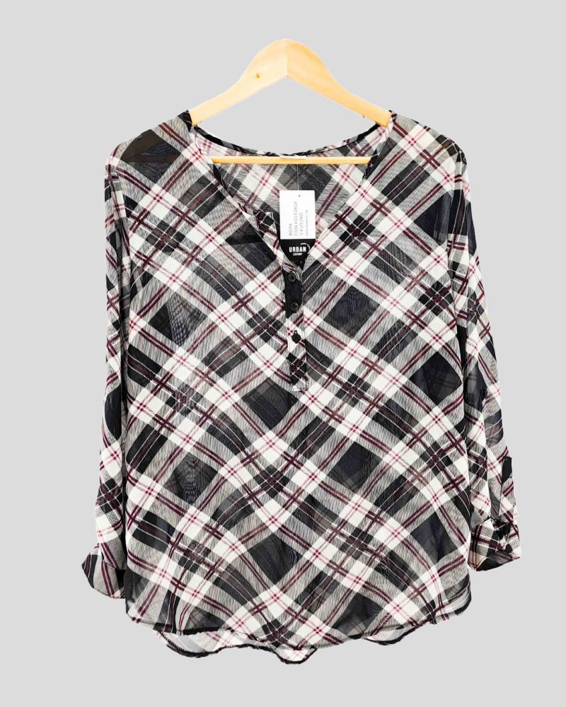 Blusa Manga Larga Liviana nmd de Mujer Talle 48