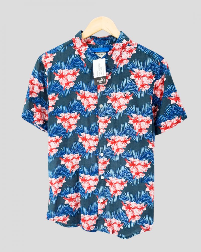 Camisa Manga Corta Hombre Marca Nacional de Hombre Talle S