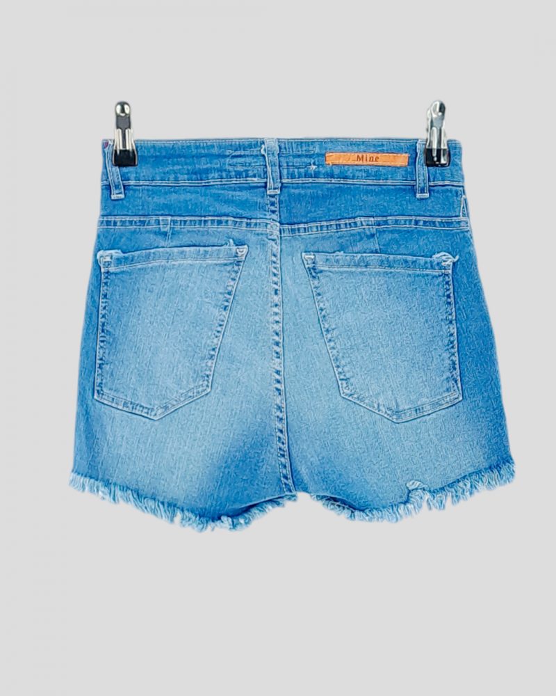 Short de Jean Mine de Mujer Talle 42