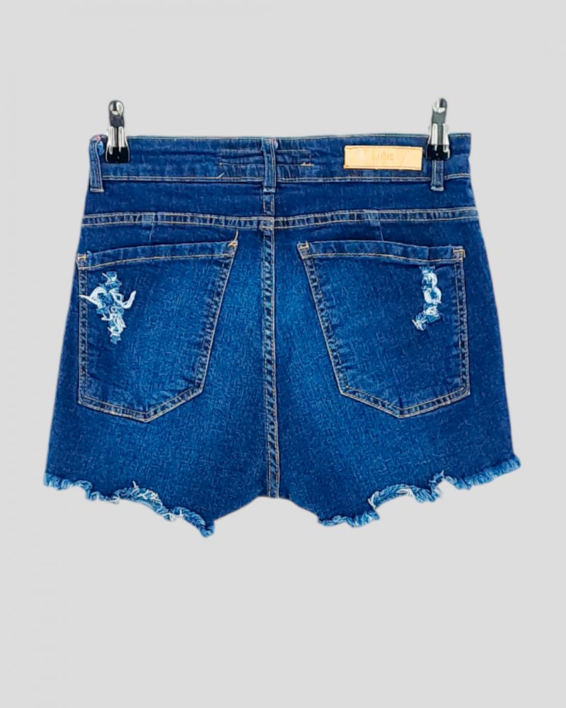 Short de Jean Mine de Mujer Talle 42