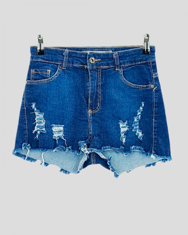 Short de Jean Mine de Mujer Talle 42