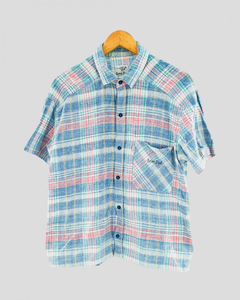 Camisa Manga Corta Hombre Rever Pass de Hombre Talle M