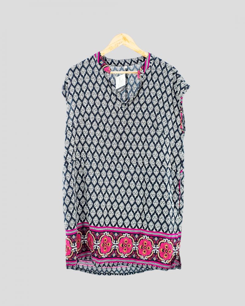 Blusa Sin Mangas Marca Nacional de Mujer Talle L