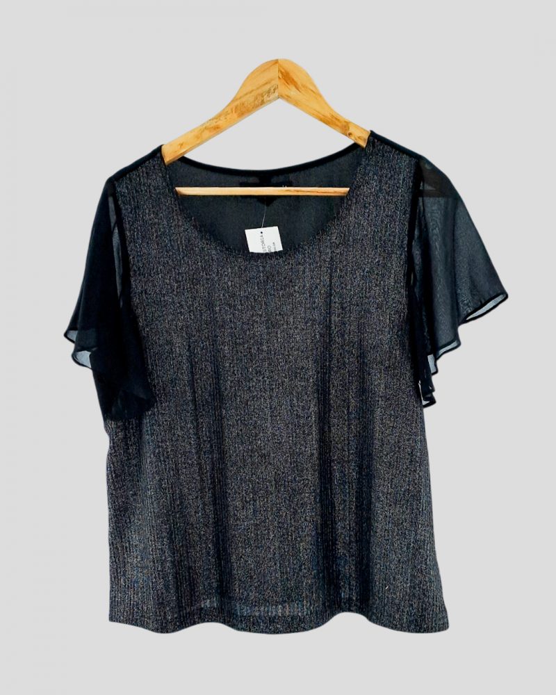 Blusa Manga Corta Estancias de Mujer Talle 4