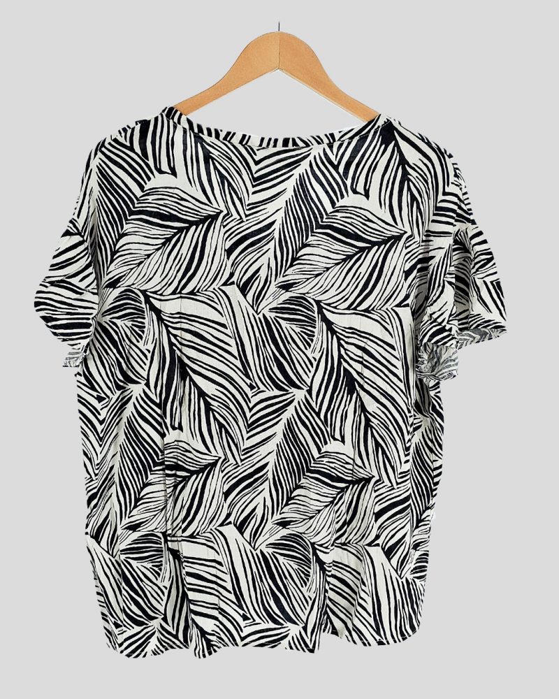 Blusa Manga Corta Marca Nacional de Mujer Talle M