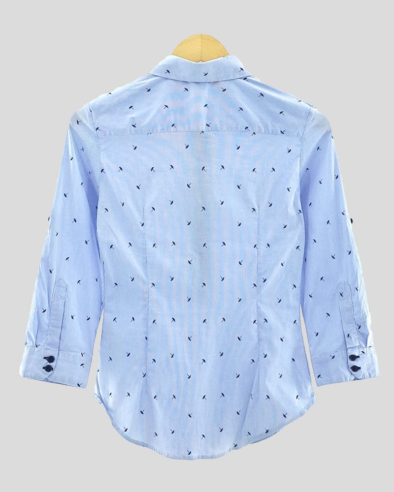 Camisa Manga Larga Liviana Mujer Zara de Mujer Talle S