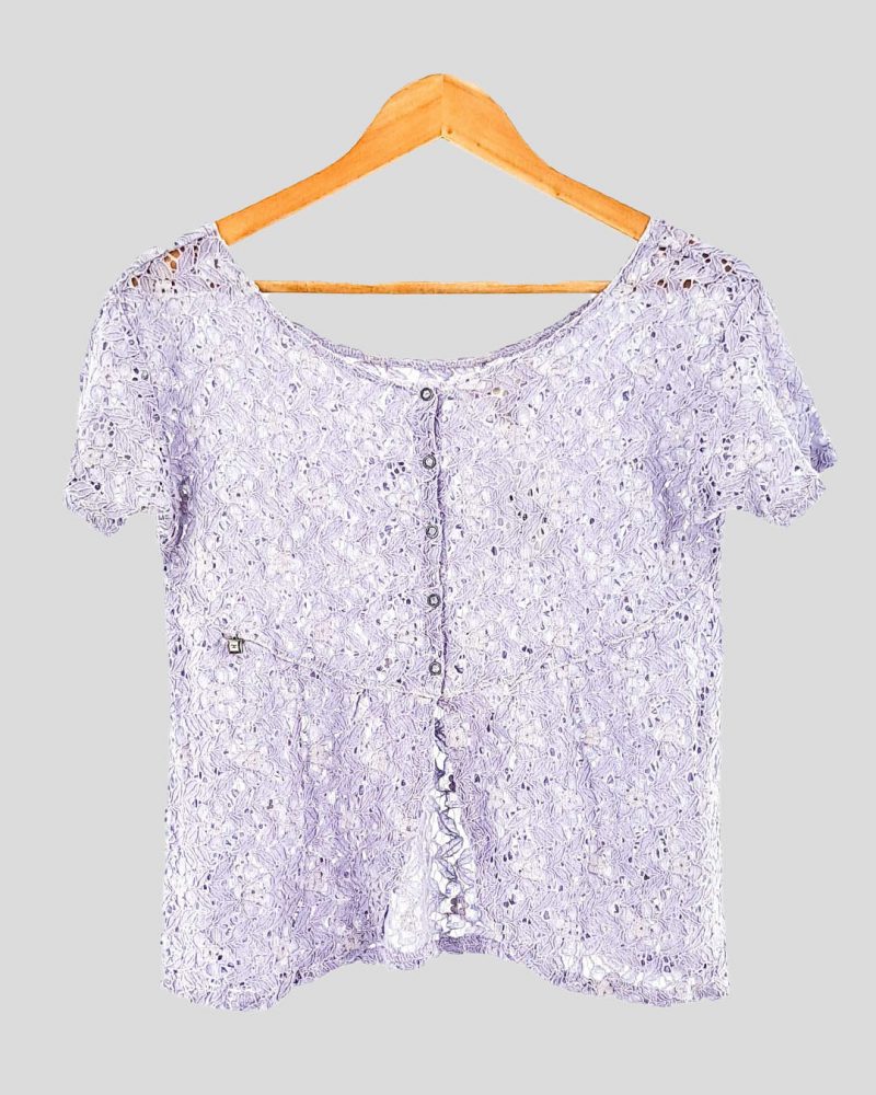 Blusa Manga Corta Kosiuko de Mujer Talle 38