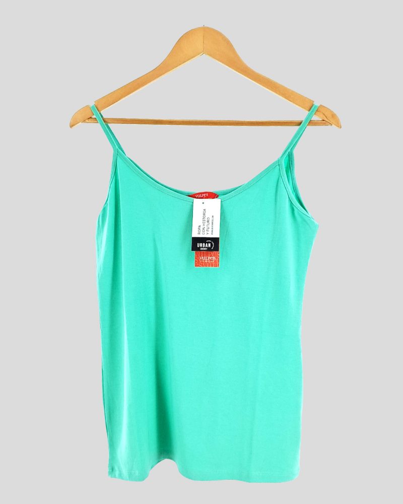 Musculosa Basica Marca Nacional de Mujer Talle S