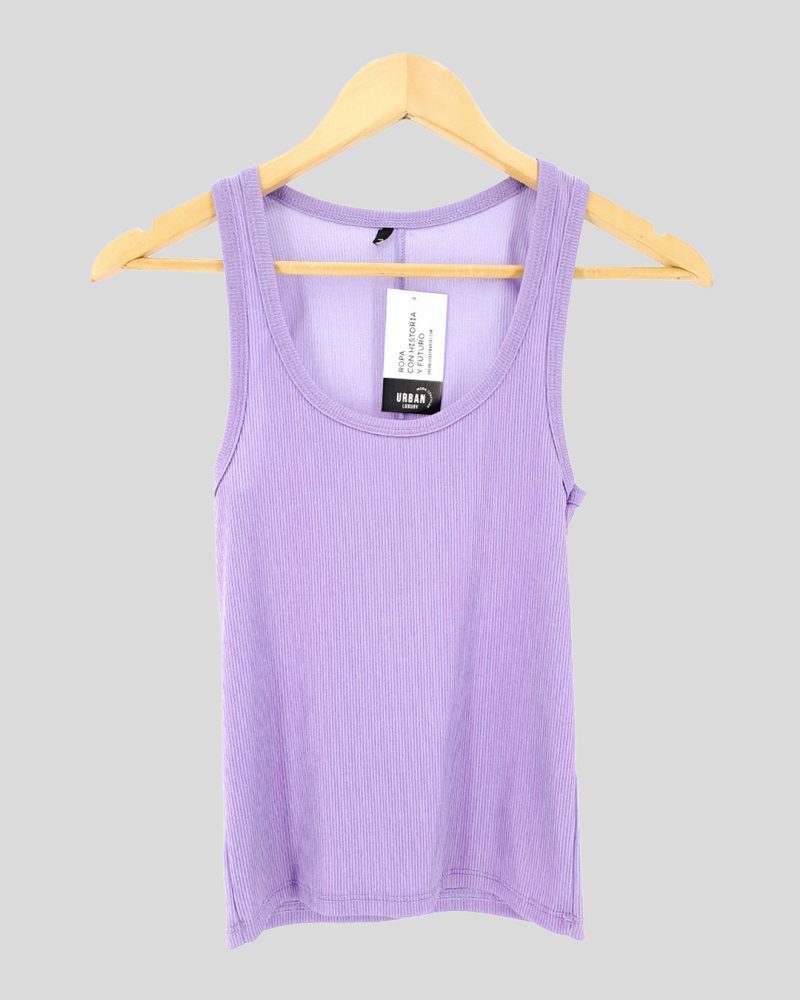 Musculosa Basica Marca Nacional de Mujer Talle 1